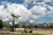 Windkraft zur Wasserförderung auf der Lasithi-Ebene